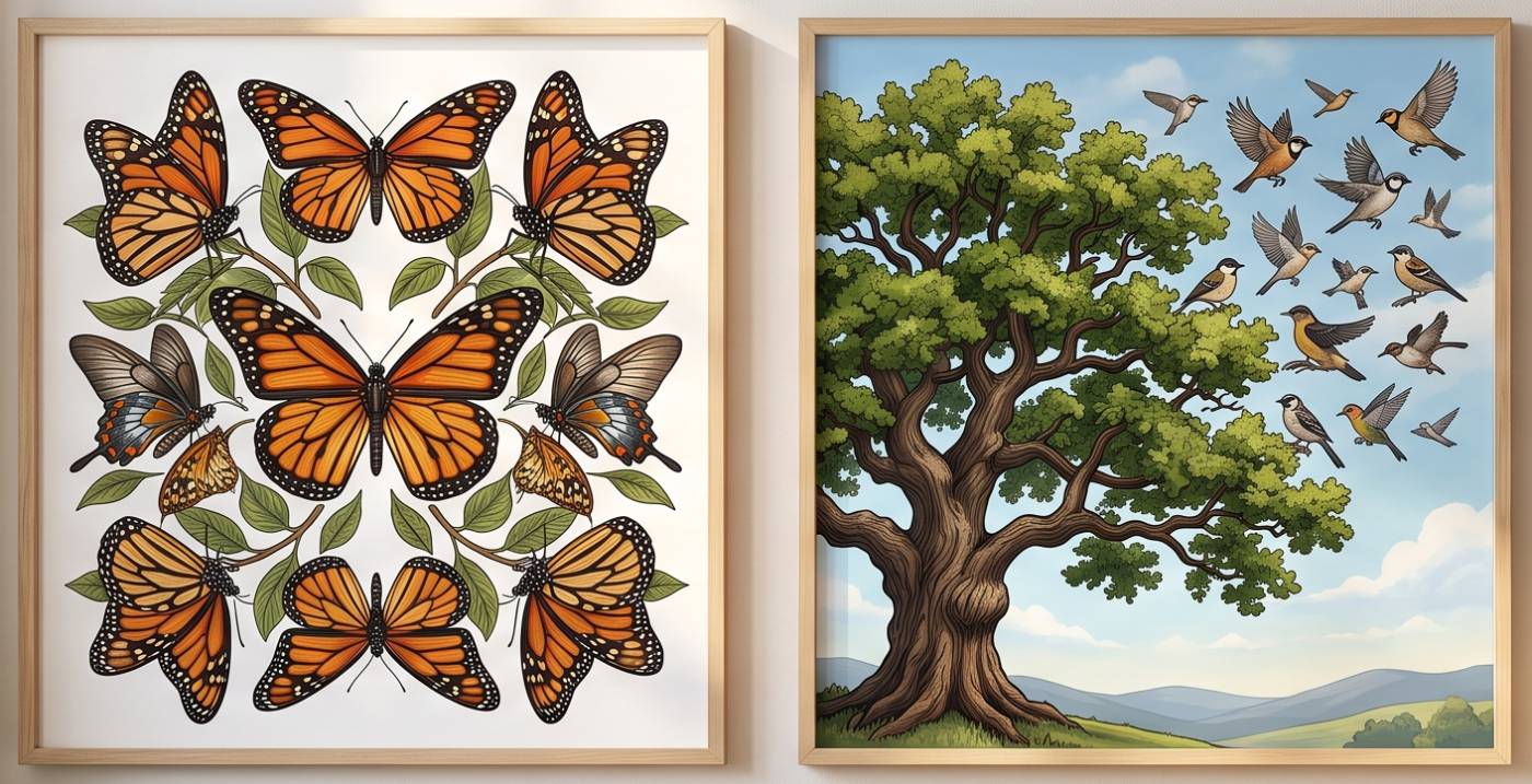 Balance in artwork