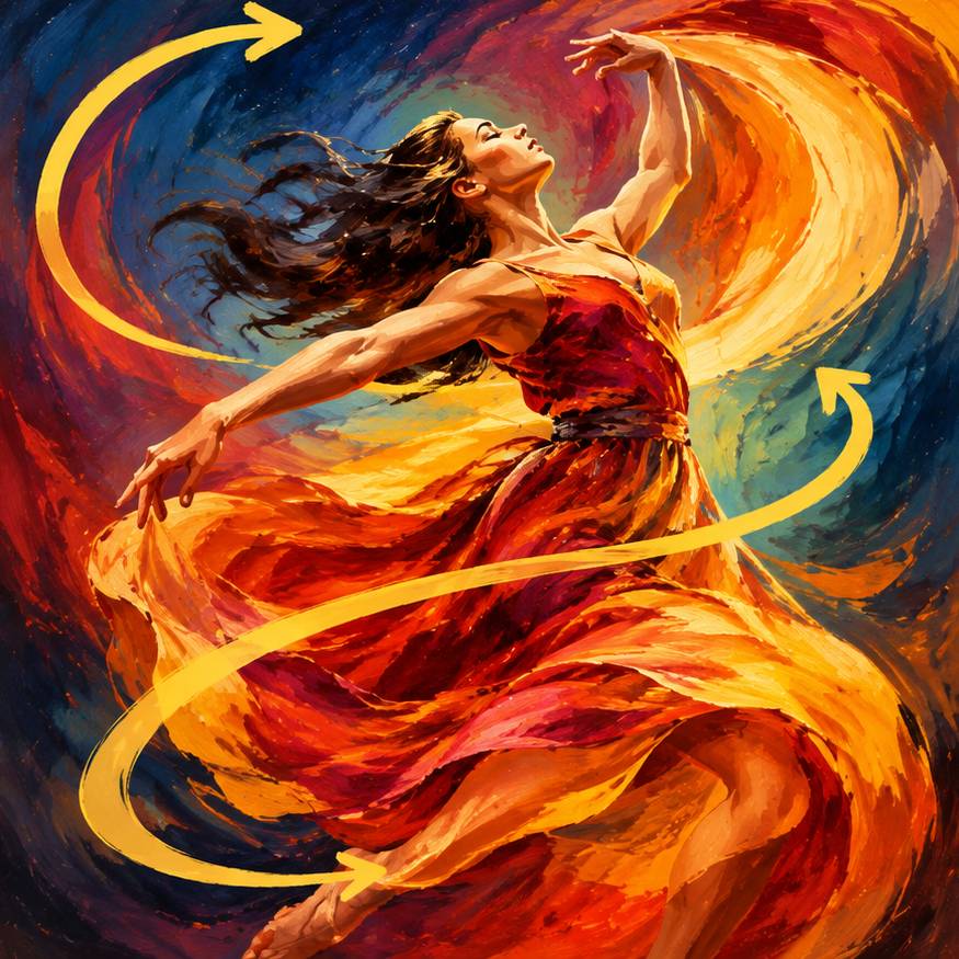 Movement in paintings